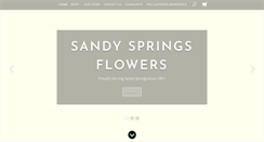 Desktop Screenshot of flowersofsandysprings.com